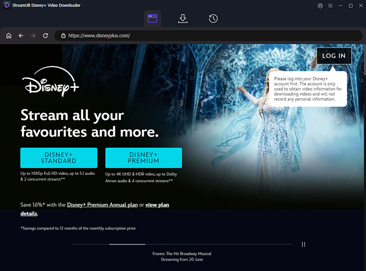 sign in disney plus account in streamult