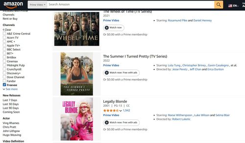 amazon freevee