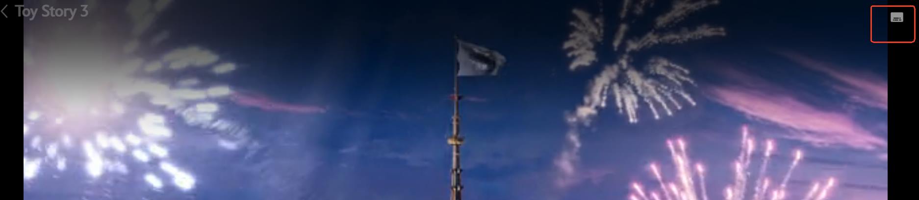 audio and subtitle menu of disney plus