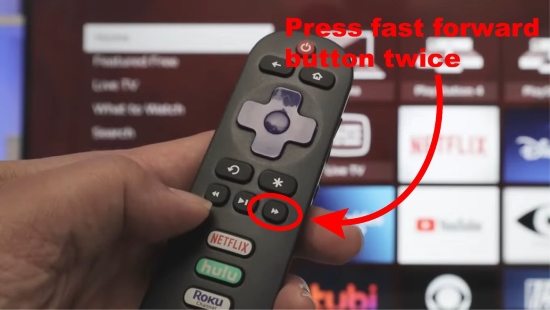 clear cache on roku tv with secret command