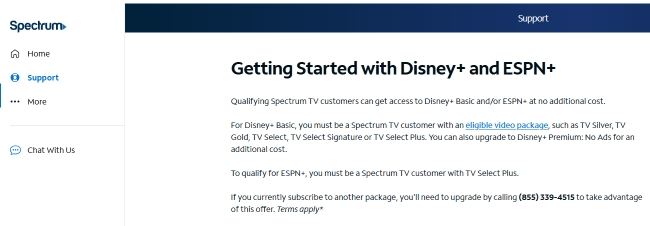 disney plus free trial 3 months via spectrum tv