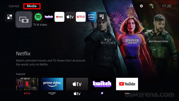 watch netflix on ps5