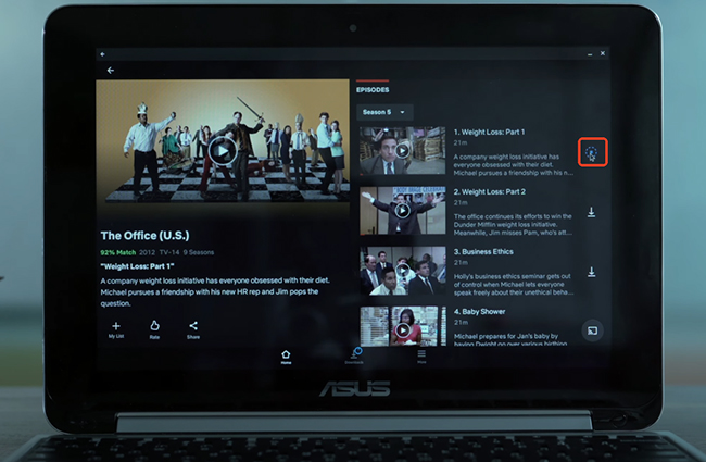 download netflix movies on chromebook laptop