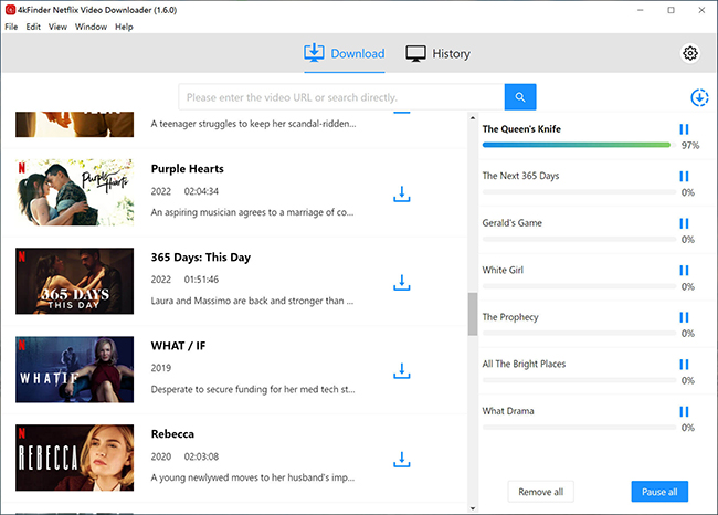 download netflix video via 4kfinder