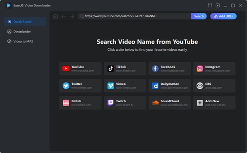 ease us video downloader