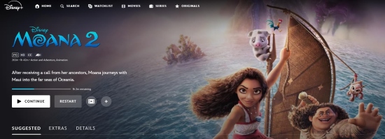 moana 2 on disney plus