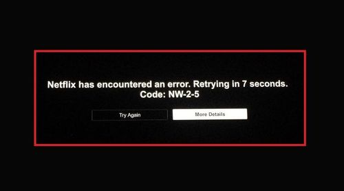 netflix error code nw 2 5