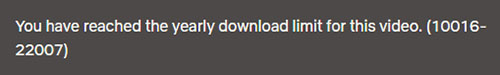 netflix yearly download limit