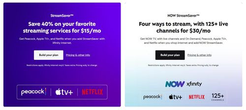 now streamsaver xfinity bundle