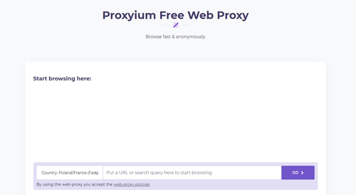 proxyium homepage