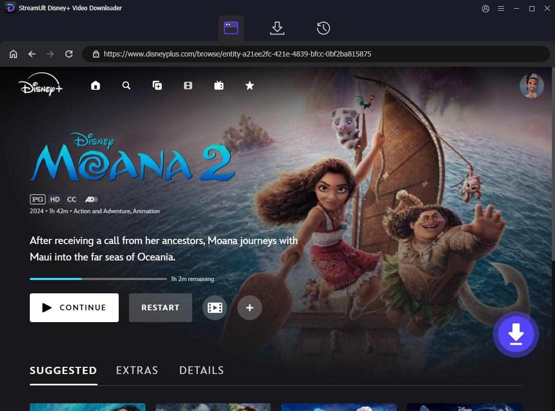 search moana 2 with streamult