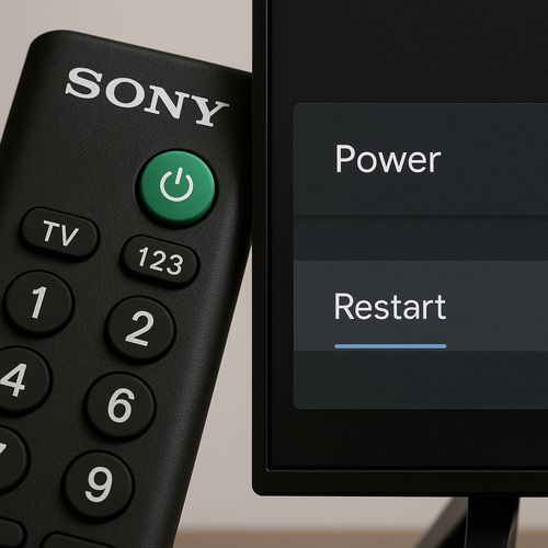 soft restart sony tv