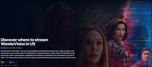 wanda vision on popcorn time