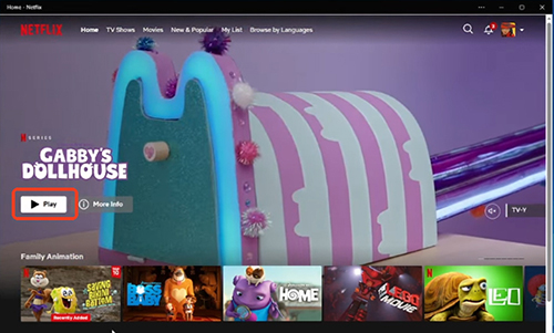 watch netflix movie on windows pc