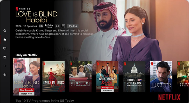 watch netflix on apple tv